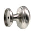 Belwith Zephyr Stainless Steel 1 1/4" Ringed Dome Cabinet Knob P2283-SS