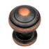 10 Pack Hickory Hardware Zephyr 1" Oil Rubbed Bronze Round Ringed Dome Cabinet Knob P2286-OBH