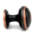 20 Pack Hickory Hardware Zephyr 1" Oil Rubbed Bronze Round Ringed Dome Cabinet Knob P2286-OBH