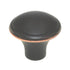 Liberty Athens Bronze Copper Highlights 1 1/4" Theo Cabinet Knob P23120-VBC-CP