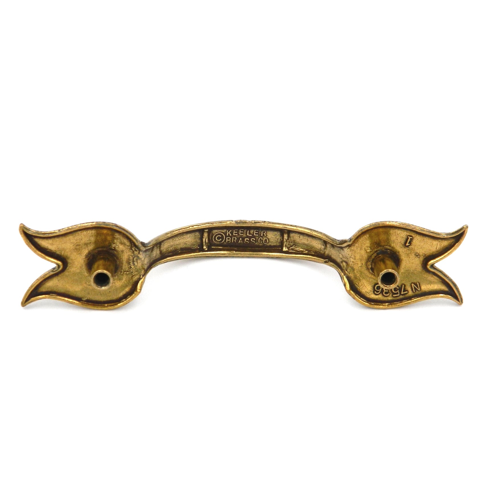 Hickory Hardware Meadows Lancaster P247-LP - Tirador para gabinete de tulipán, pulido a mano, 3.0 in