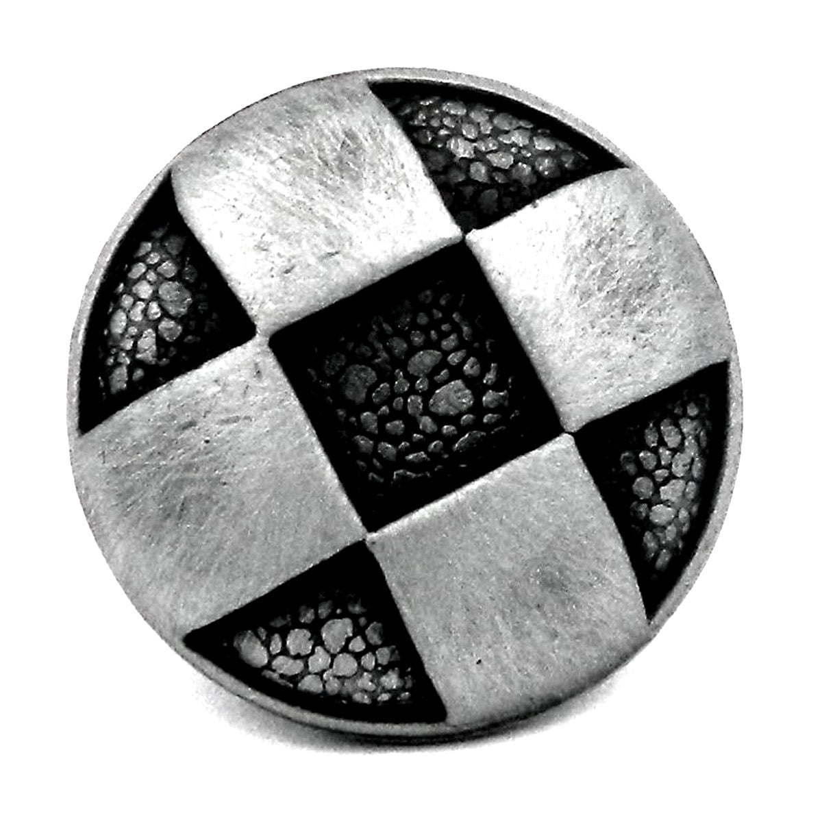 Hickory Hardware Harlequin Antique Pewter Round 1 1/4" Cabinet Knob P2511-AP