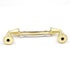 20 Pack Hickory Tranquility P260-W Polished Brass White 3"cc Arch Cabinet Handle Pull