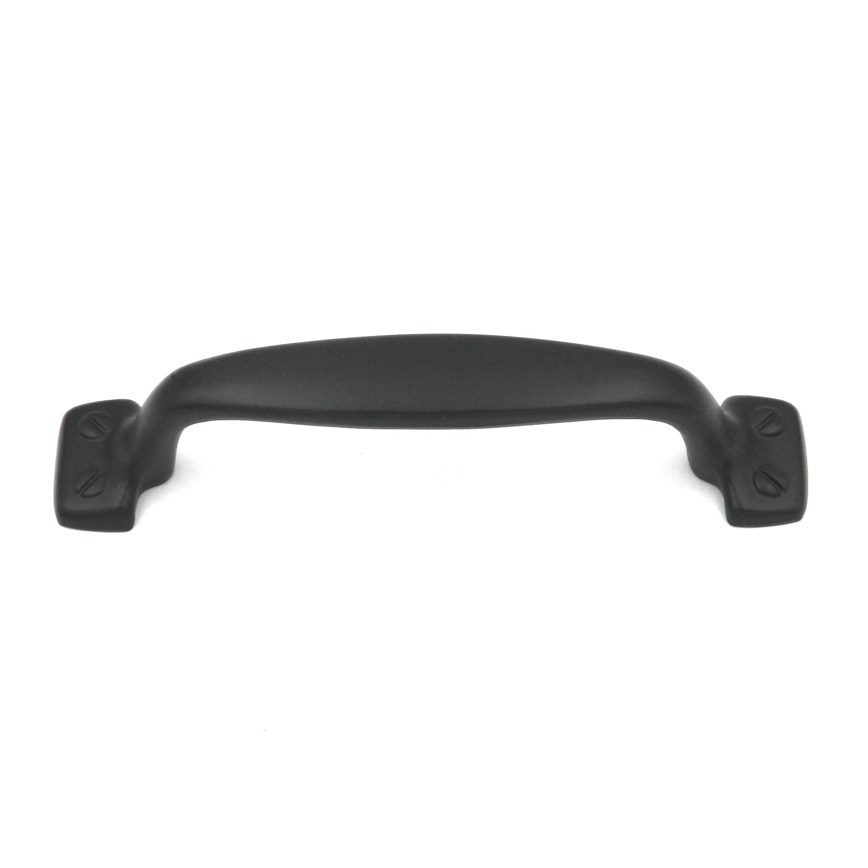 Hickory Hardware Contemporary Matte Black Cabinet <br>3 3/4" (96mm)cc Handle Pull P2621-MB