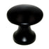 Hickory Hardware Luna 1" Round Cabinet Knob Matte Black P2712-MB