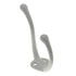 Hickory Hardware Utility Hooks White Double Prong Robe Wall Hook P27120-W