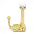 Hickory Polished Brass Wall, Stall Door Stop Robe, Purse Hook P27125-PB, 10 Pack