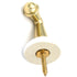 Hickory Hardware Polished Brass Porcelain Coat or Robe Porcelain Hooks P27130-PB