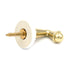 Hickory Hardware Polished Brass Porcelain Coat or Robe Porcelain Hooks P27130-PB