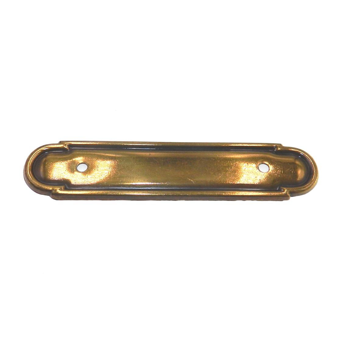 Belwith Products English Cozy Brass 3" Ctr. Cabinet Pull Backplate P273-LP