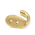 Hickory Hardware Polished Brass Elegance Hooks P27300 Solid Brass Robe Wall Hook