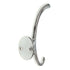 Hickory Hardware Modern 2 Prong Double Coat Hook Chrome P27325-CH