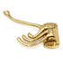 Hickory Hardware Polished Brass Solid Brass Coat and Hat, Robe Elegance Hooks P27355