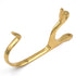 Hickory Hardware Elegance Hooks Polished Brass Duck Head Wall Mount Coat and Hat Hook P27365