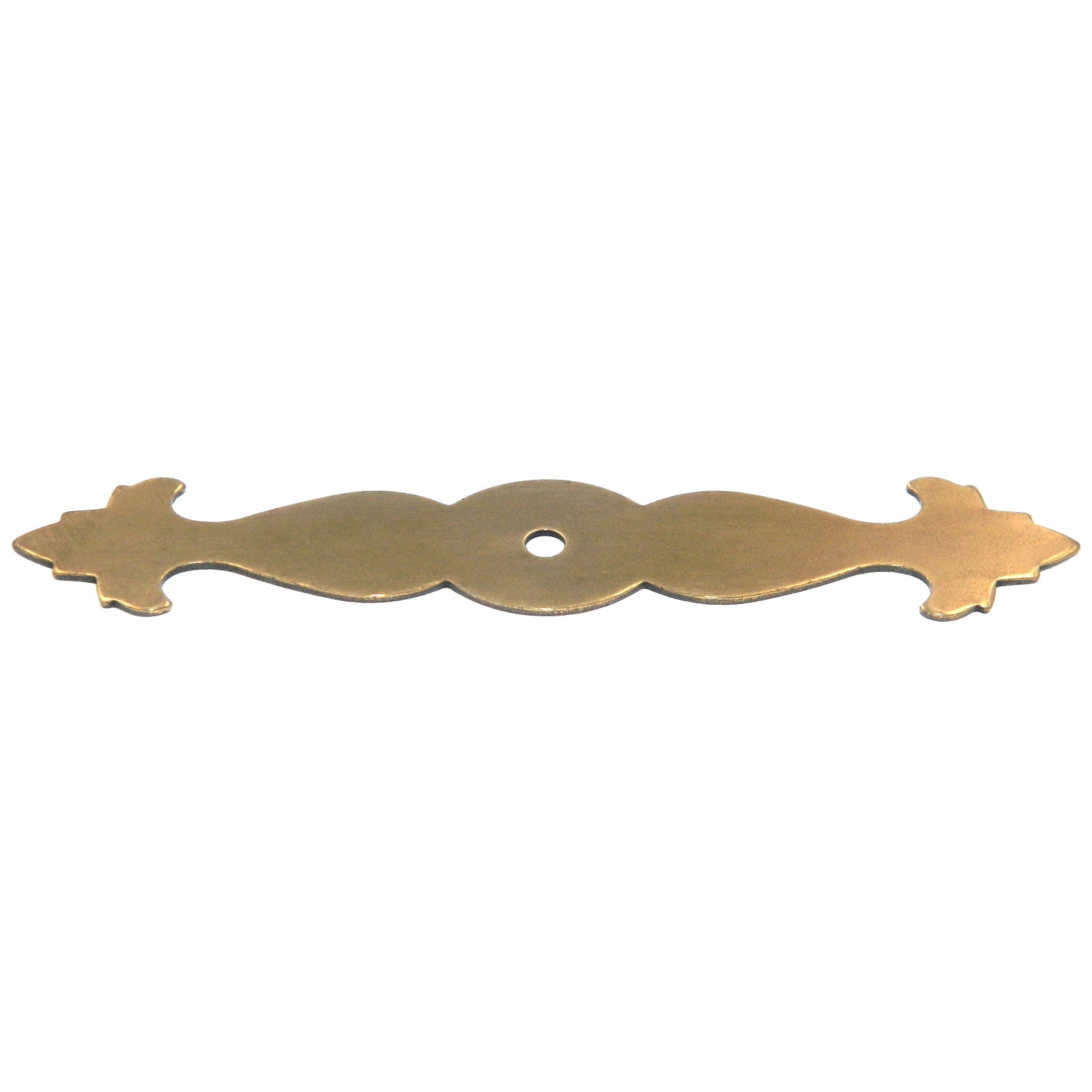 Lancaster Hand Polished Brass 4 3/4" Cabinet Knob Pull Backplate P285-LP Belwith