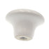 Hickory Hardware English Cozy 1 1/2" blanco redondo hongo gabinete perilla P29-W