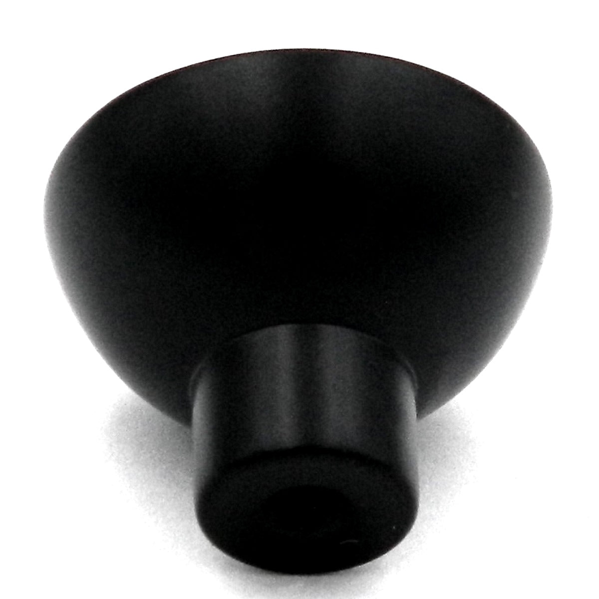 Hickory Hardware Metropolis 1 1/4" Matte Black Round Dotted Cabinet Knob P2911-MB