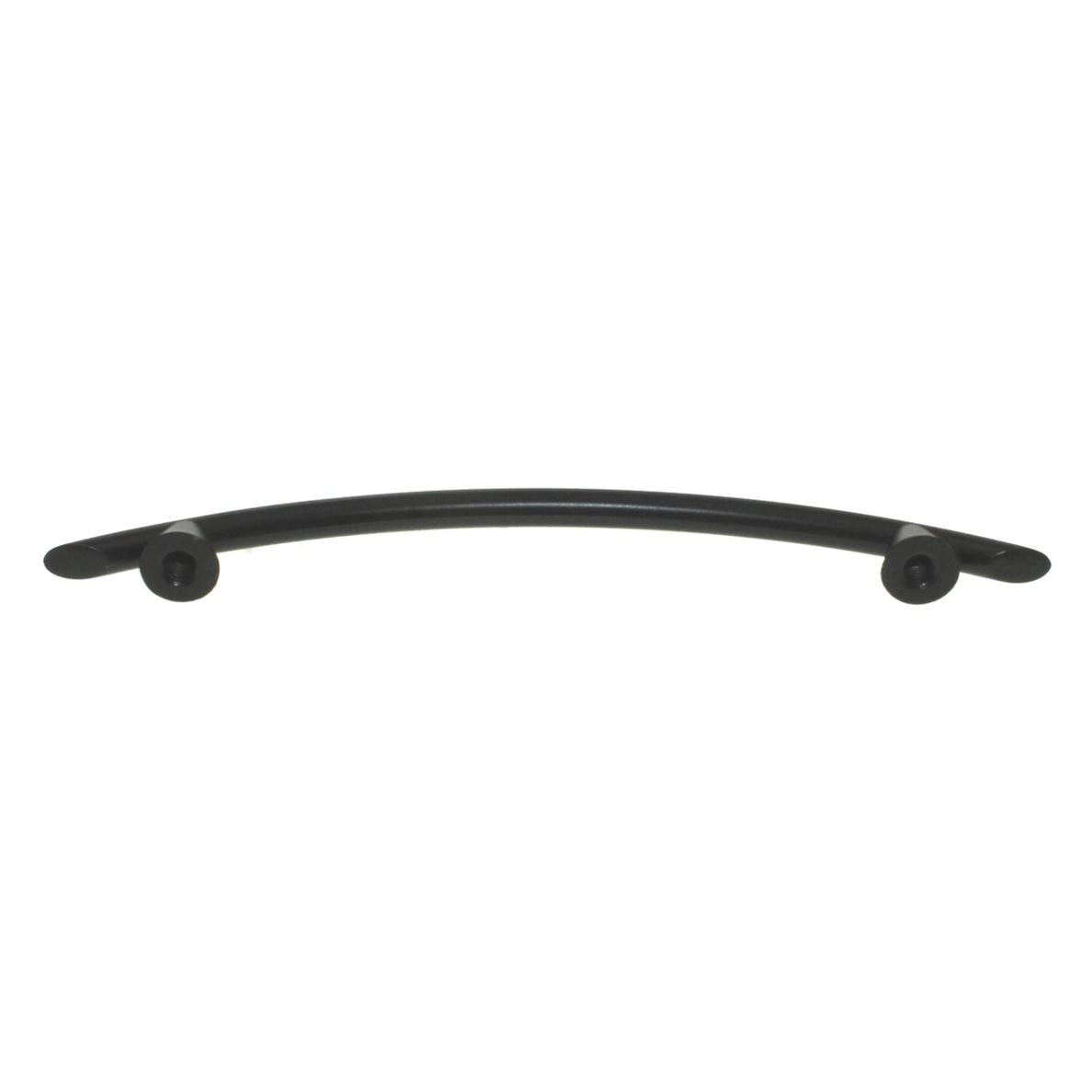 Belwith Metropolis Matte Black 3 3/4" (96mm) Ctr. Cabinet Arch Pull P2922-MB