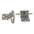 Hickory Hardware Cabinet Self-Closing Hinges Satin Nickel 3/8" Inset P295-SN