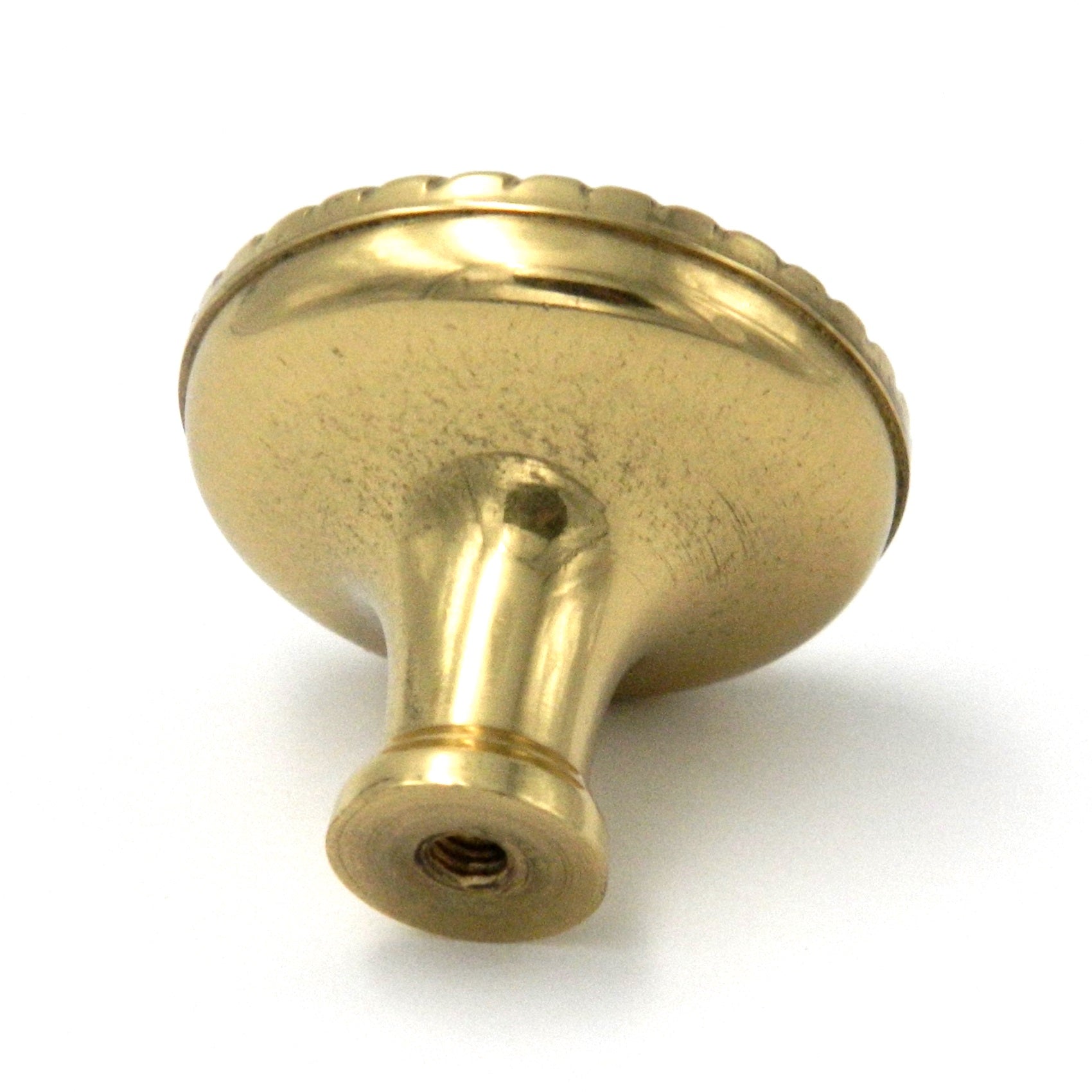 Keeler Annapolis Polished Brass Round 1 1/2" Solid Brass Cabinet Knob P3