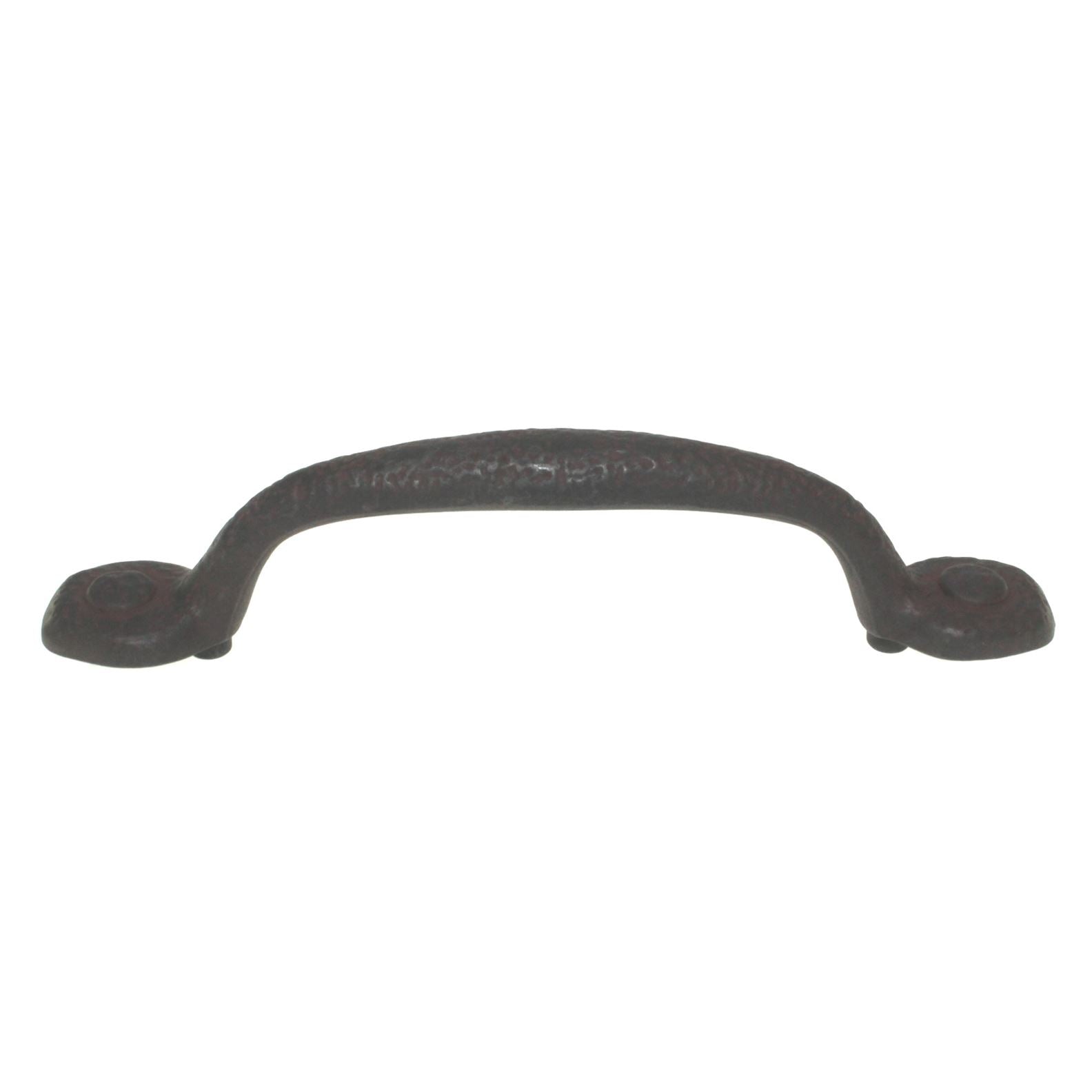 Belwith Refined Rustic Rustic Iron 3 3/4" (96mm) Ctr. Cabinet Arch Pull P3000-RI