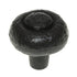 Hickory Hardware Refined Rustic Black Iron 1 1/4" Hammered Cabinet Knob P3002-BI