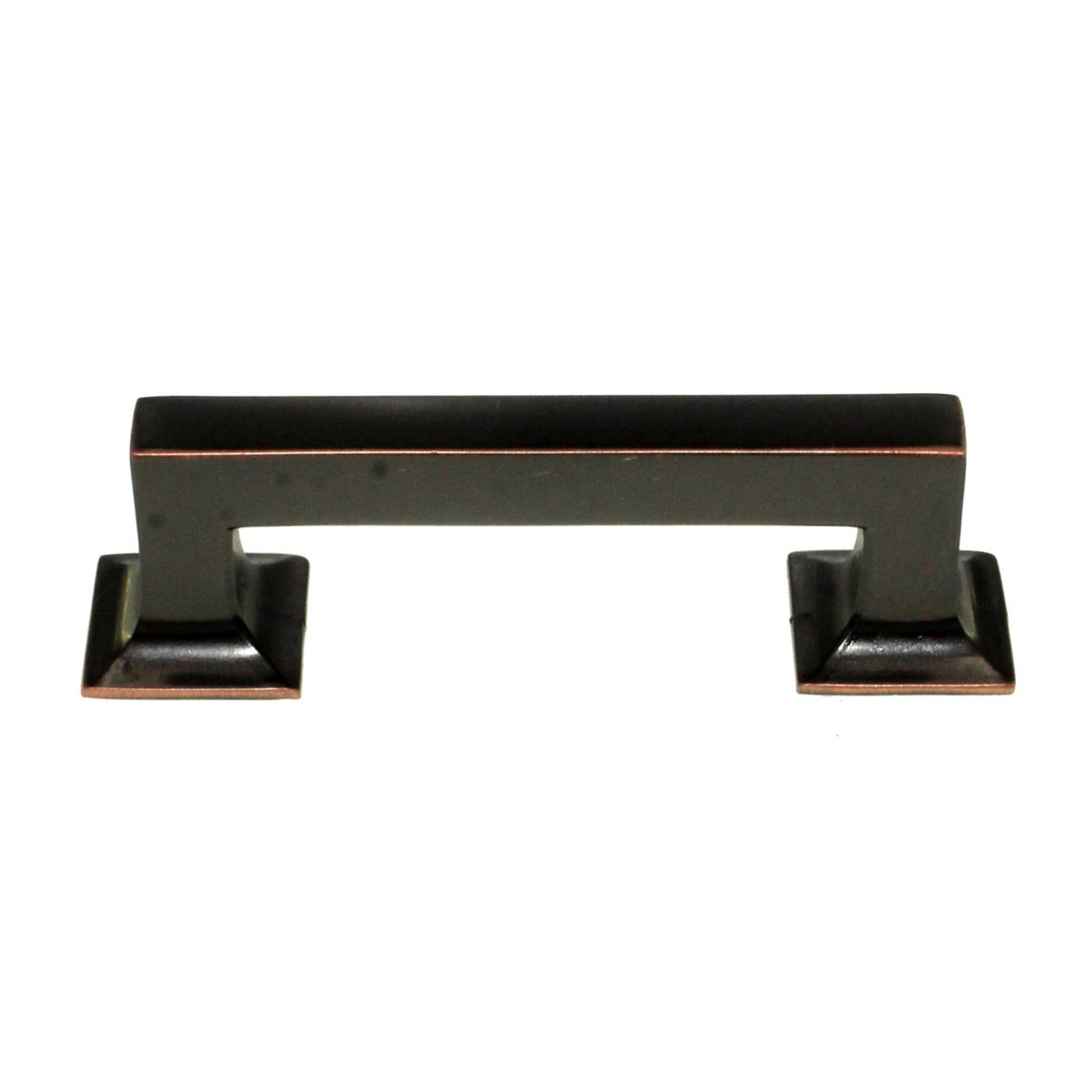 Hickory Hardware Studio Oil-Rubbed Bronze 3" Ctr. Square Bar Pull P3010-OBH