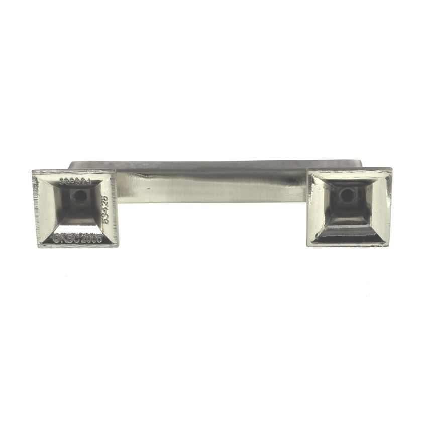 Hickory Hardware Studio Satin Nickel 3" Ctr. Square Cabinet Bar Pull P3010-SN