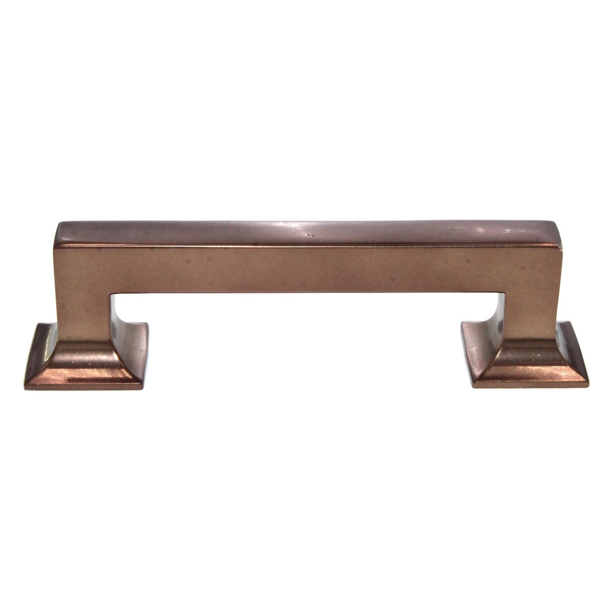 Hickory Hardware Studio 3 3/4" (96mm) Ctr Square Pull Veneti Bronze P3011-VBZ