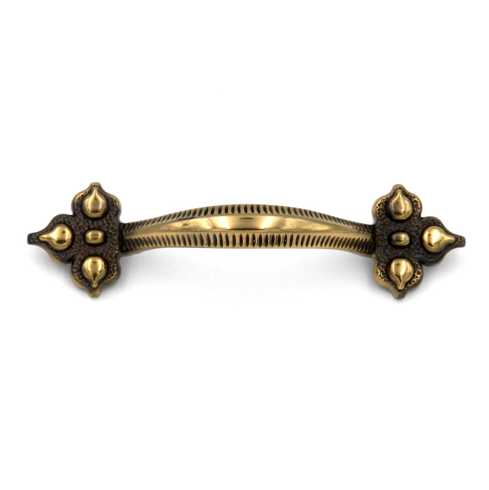 Belwith Keeler Spanish Gothic P3020-07 Sherwood Antique Brass 3"cc Solid Brass Cabinet Handle Pull, 20 Pack