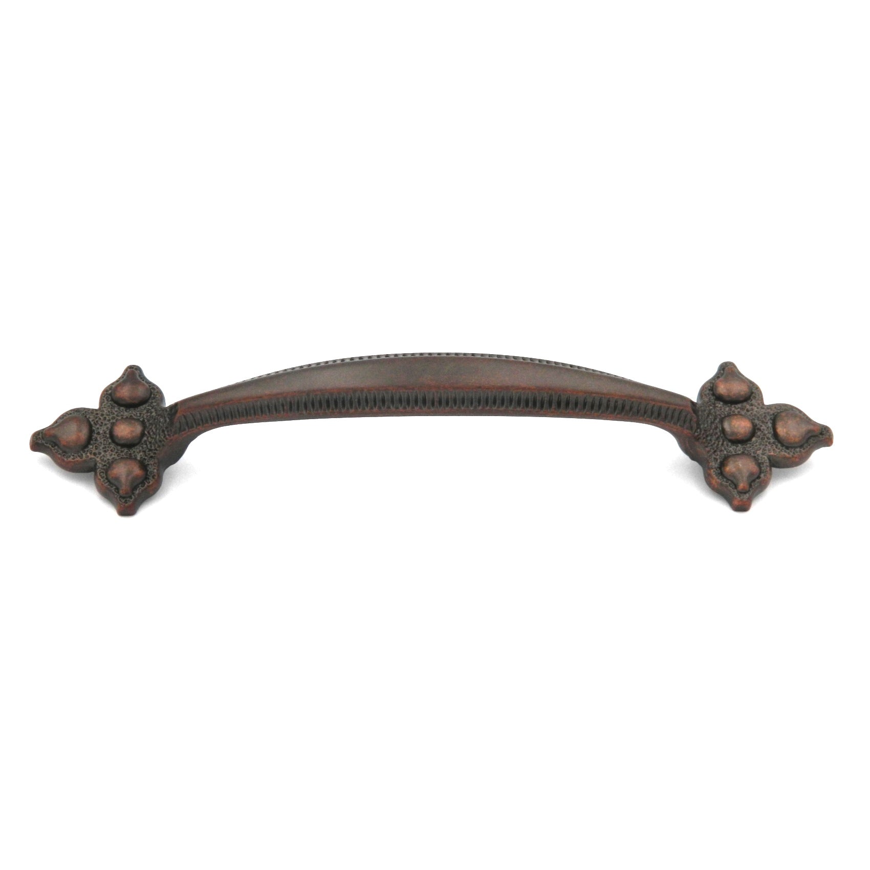 20 Pack Keeler Spanish Gothic P3022-DAC Dark Antique Copper 5" (128mm)cc Solid Brass Handle Pull