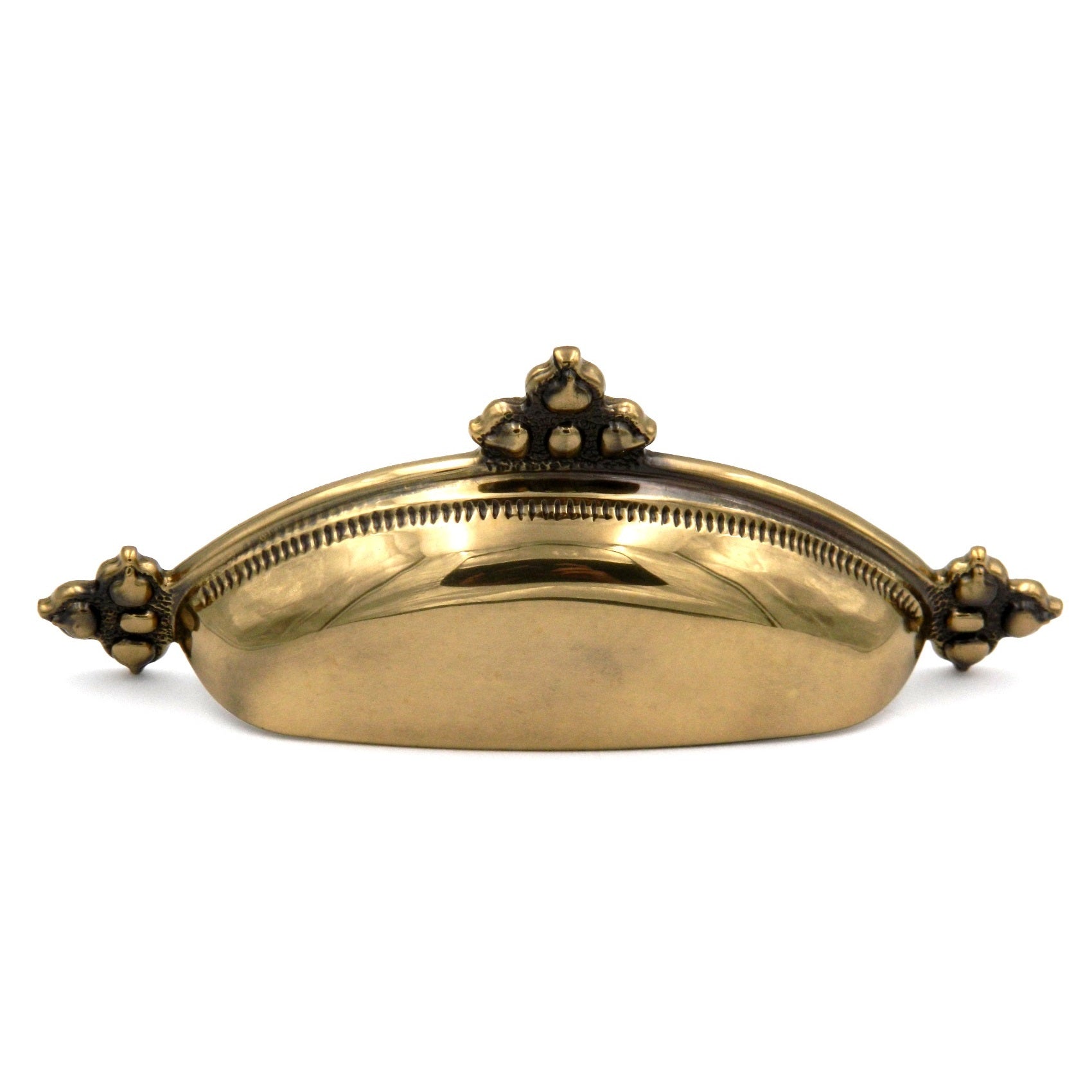 20 Pack Keeler Spanish Gothic P3023-07 Dark Antique Copper 3", 3 3/4" (96mm)cc Solid Brass Cup Pull