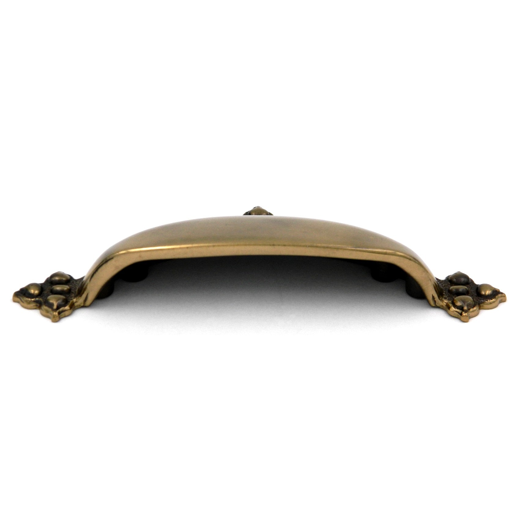 Keeler Spanish Gothic P3023-07 Dark Antique Copper 3", 3 3/4" (96mm)cc Solid Brass Cup Pull