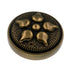 10 Pack Belwith Keeler Spanish Gothic 1 3/8" Sherwood Antique Brass Solid Brass Cabinet Knob P3024-07