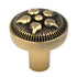 Belwith Keeler Spanish Gothic 1" Sherwood Antique Brass Solid Brass Cabinet Knob P3025-07