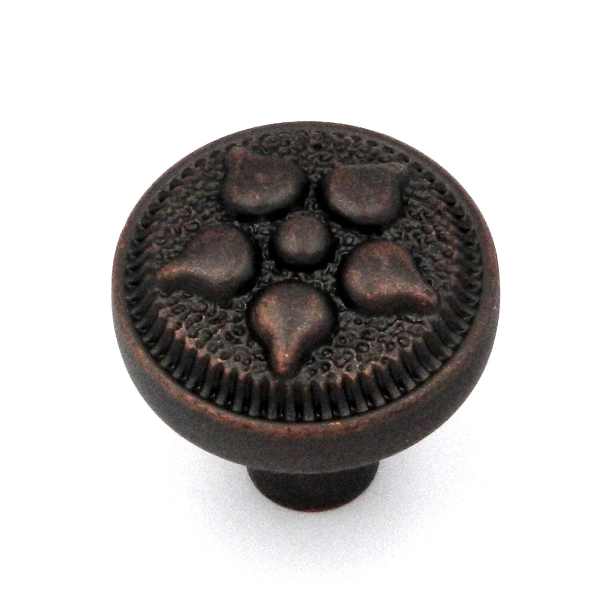 Belwith Belwith Keeler Spanish Gothic 1" Dark Antique Copper Solid Brass Cabinet Knob P3025-DAC