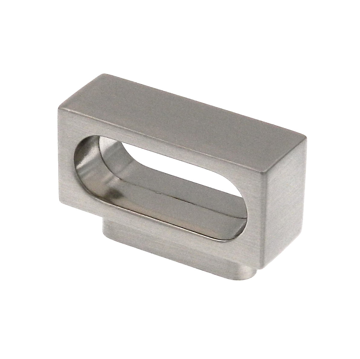 10 Pack Hickory Hardware Greenwich 1 1/2" Satin Nickel Rectangle Modern Cabinet Knob P3043-SN