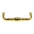 Hickory Hardware Williamsburg Polished Brass 3" Ctr Cabinet Pull Handle P3050-PB