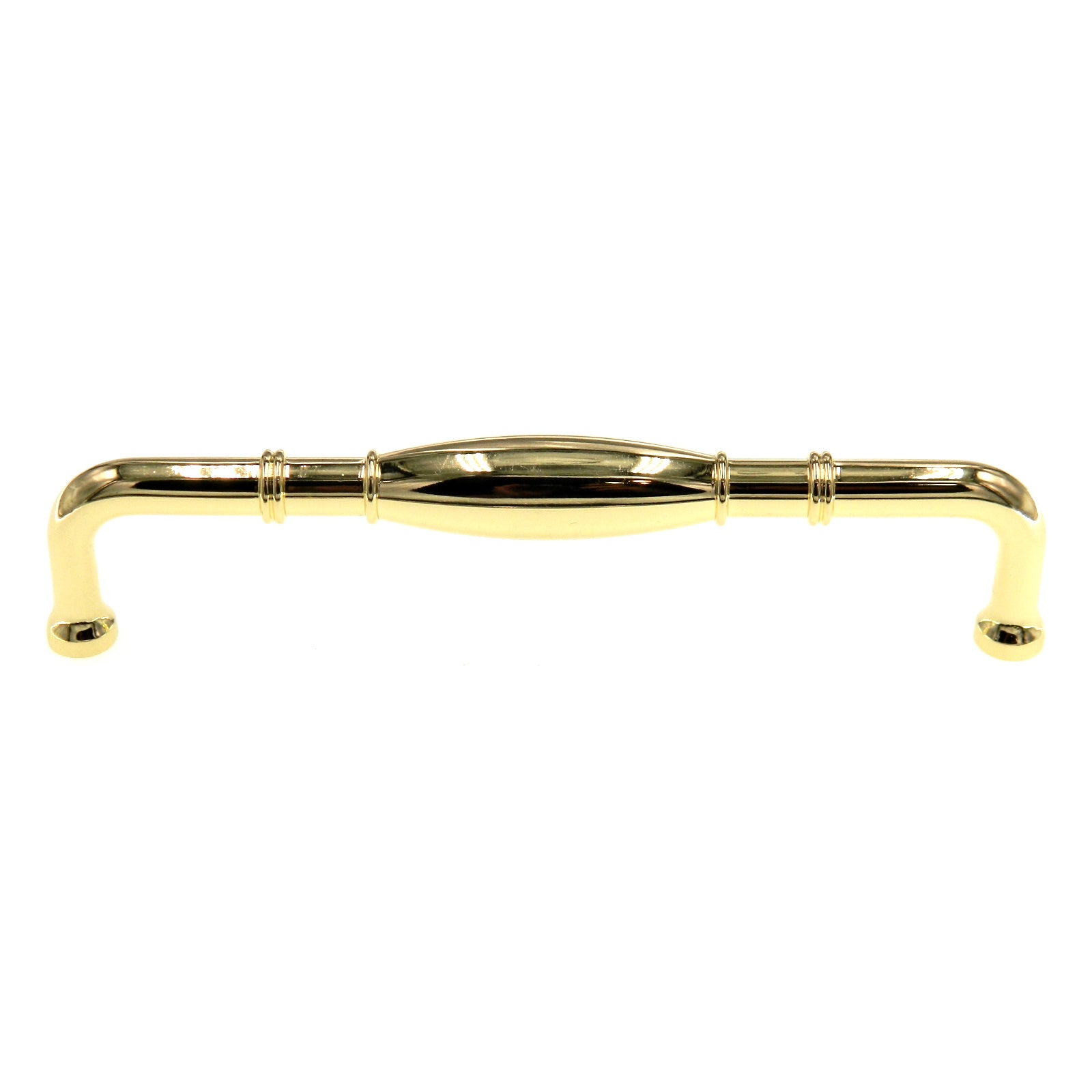 Hickory Hardware Williamsburg Polished Brass 5" (128mm) Ctr. Pull P3052-PB