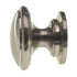 Hickory Hardware Williamsburg Satin Nickel 1 1/4" Ridged Cabinet Knob P3053-15