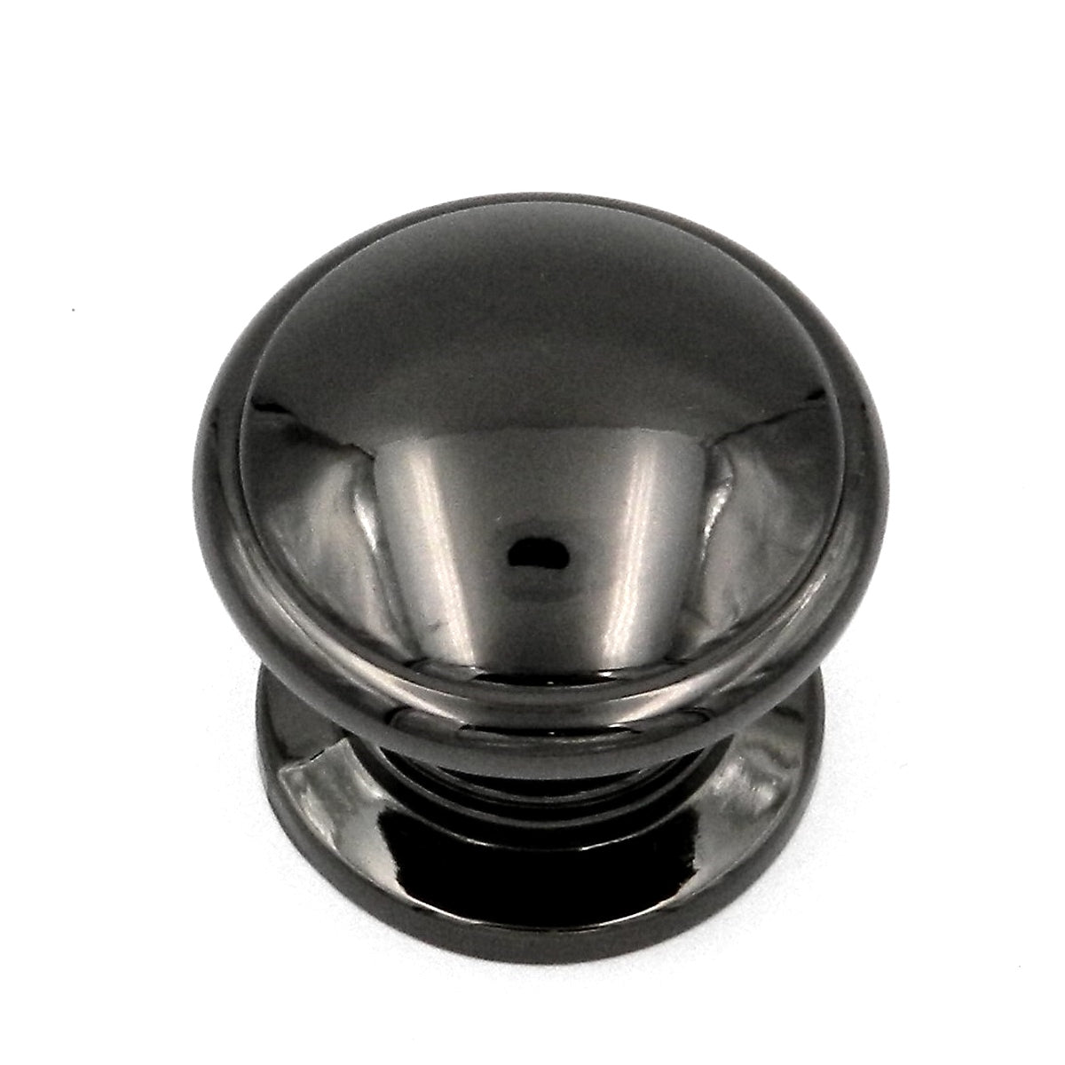 10 Pack Hickory Hardware Williamsburg P3053-BLN Black Nickel 1 1/4" Cabinet Knob