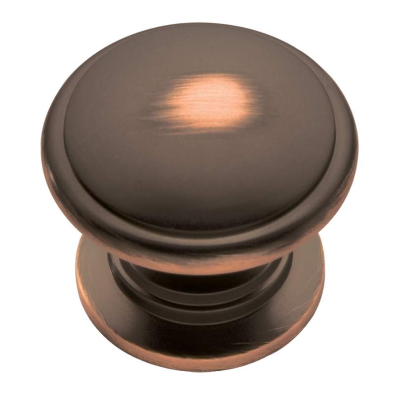 P3053-OBH Oil Rubbed Bronze 1 1/4" Round Cabinet Knob Pulls Belwith Williamsburg