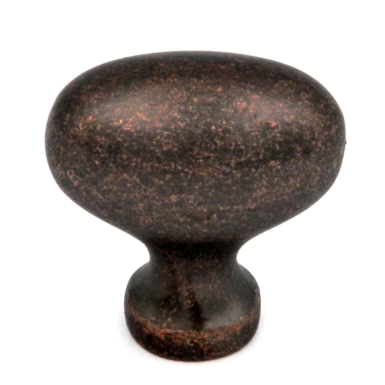 Hickory Hardware Williamsburg Dark Antique Copper Oval Smooth 1 1/4" Cabinet Knob P3054-DAC