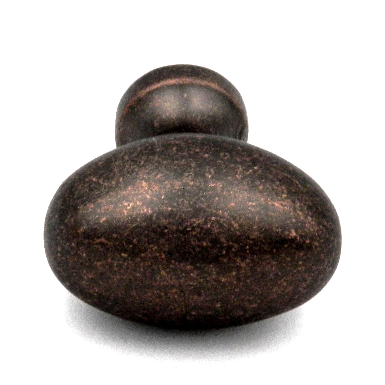 Hickory Hardware Williamsburg Dark Antique Copper Oval Smooth 1 1/4" Cabinet Knob P3054-DAC