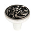 P3094-SAS Satin Antique Silver 1 3/8" Round Cabinet Knob Pulls Hickory Altair