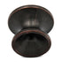 Hickory Hardware Deco 1 1/4" Dark Antique Copper Round Disc Cabinet Knob P3101-DAC