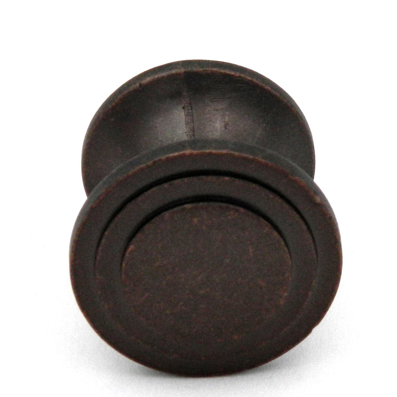 Hickory Hardware Deco 1 1/16" Dark Antique Copper Round Disc Cabinet Knob P3102-DAC