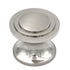 Hickory Hardware Deco 1 1/16" Satin Nickel Round Disc Cabinet Knob P3102-SN