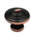 Hickory Hardware Deco Oil Rubbed Bronze Highlighted Round 1 1/4" Cabinet Knob P3103-OBH