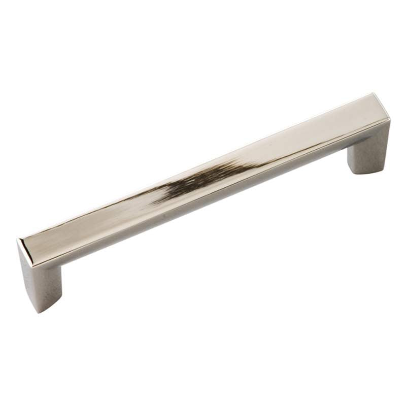 Hickory Hardware Rotterdam Bright Nickel Flat Cabinet 3"cc Handle Pull P3112-14